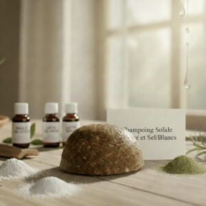 Shampoing Solide Cheveux Poivre et Sel/Blancs (60g)